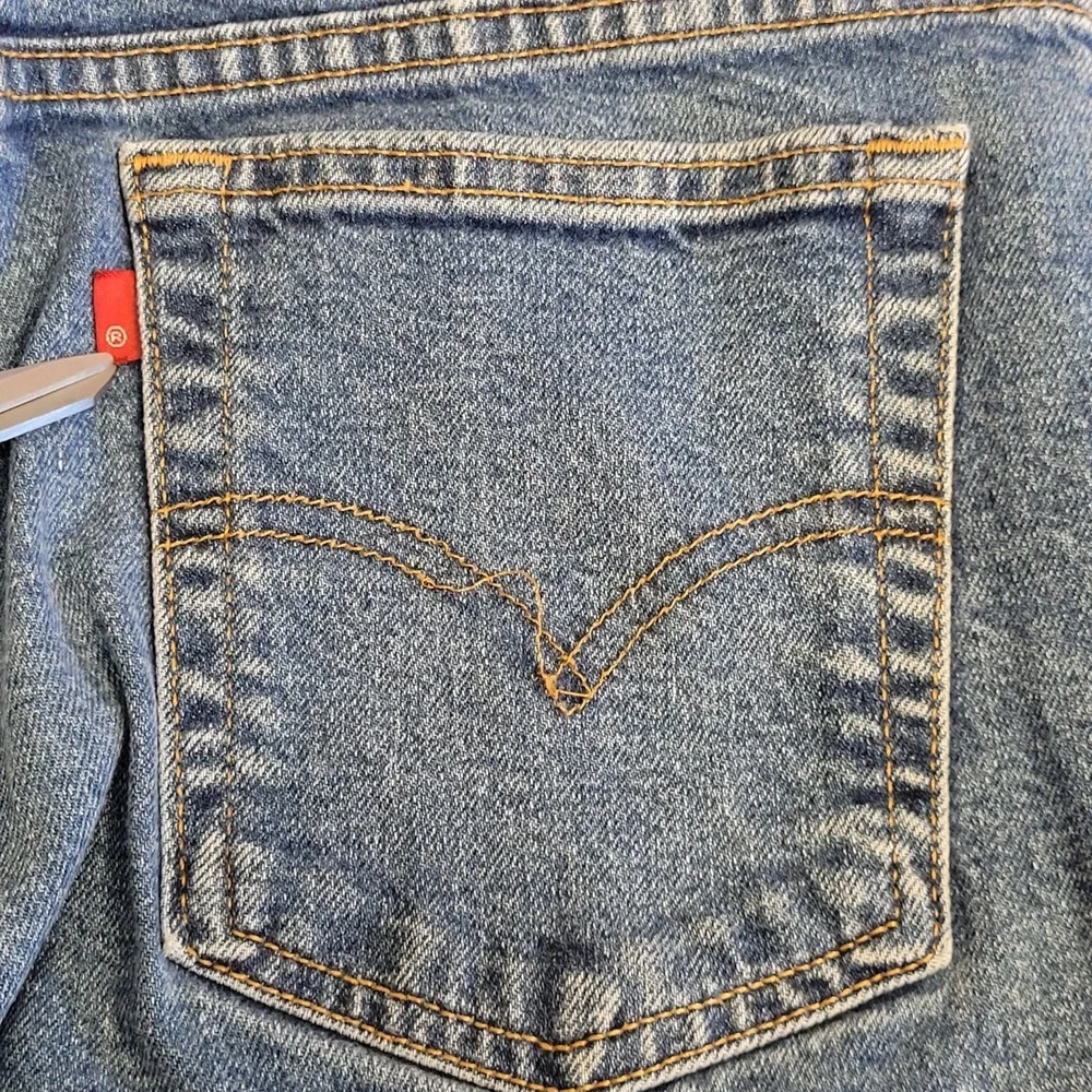👖Vintage 90s Levi's 517 Bootcut Jeans Mens 34x31 Blank Red Tab Made USA Western